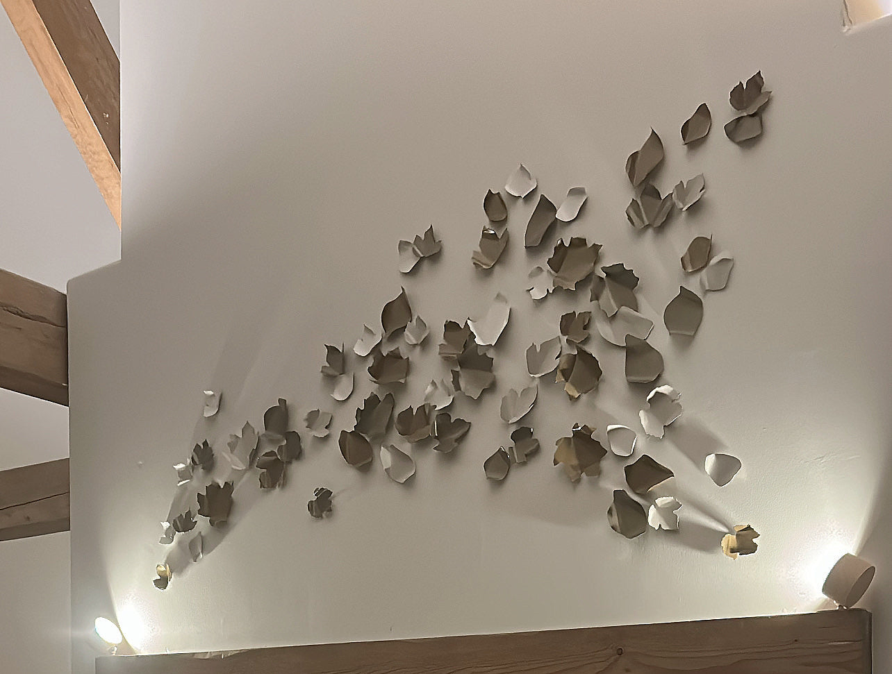 Tumbling Leaves Fragments Installation